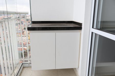 Varanda da Sala de apartamento para alugar com 1 quarto, 61m² em Vila Bela, São Paulo