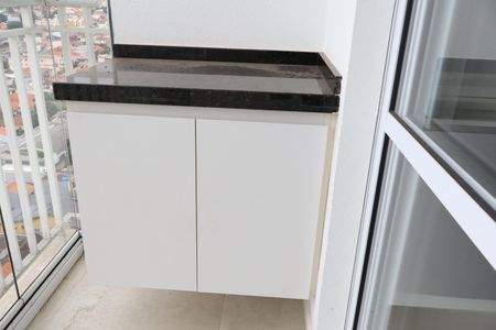 Varanda da Sala de apartamento para alugar com 1 quarto, 61m² em Vila Bela, São Paulo