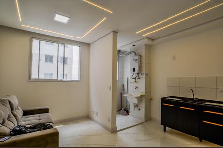 Sala de apartamento para alugar com 2 quartos, 37m² em Jardim, Santo André