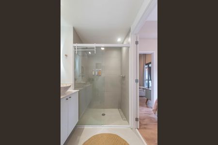 Apartamento para alugar com 38m², 1 quarto e sem vagaBanheiro da Suíte