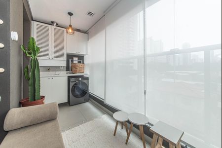 Varanda de apartamento para alugar com 1 quarto, 38m² em Brooklin, São Paulo