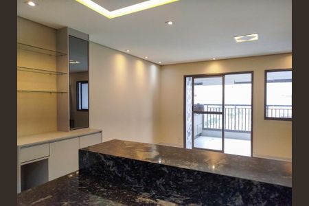 Apartamento para alugar com 85m², 1 quarto e 1 vagaSala com cozinha americana