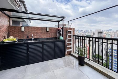 Apartamento à venda com 105m², 1 quarto e 1 vagaVaranda