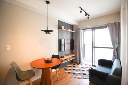 Sala de apartamento à venda com 1 quarto, 35m² em Indianópolis, São Paulo