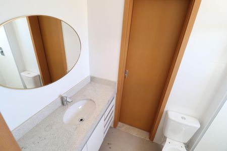 Casa de condomínio para alugar com 81m², 3 quartos e 2 vagasBanheiro da Suíte 1 e 2