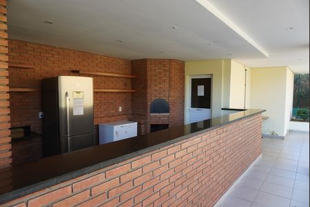 Área comum - Churrasqueira de apartamento para alugar com 1 quarto, 49m² em Chácara do Solar Iii, Santana de Parnaíba
