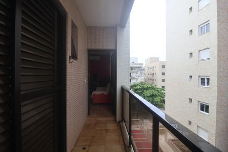 Varanda de apartamento para alugar com 3 quartos, 100m² em Jardim Belmar, Guarujá