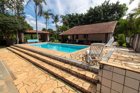ÁREA EXTERNA  -PISCINA de casa de condomínio à venda com 3 quartos, 1700m² em Cidade Universitaria, Campinas