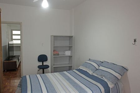Quarto 1 de apartamento para alugar com 1 quarto, 40m² em Ponta da Praia, Santos