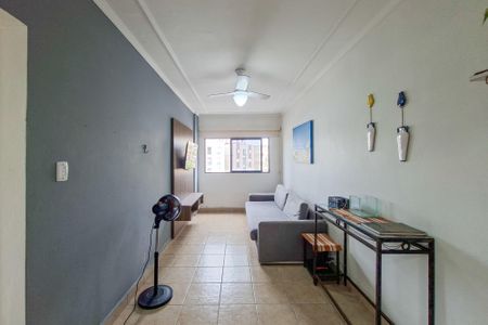 Sala de apartamento para alugar com 1 quarto, 46m² em Vila Caiçara, Praia Grande