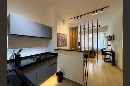 Apartamento à venda com 29m², 1 quarto e sem vagaCozinha americana