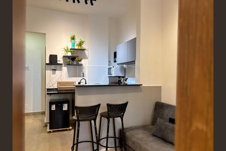 Apartamento à venda com 29m², 1 quarto e sem vagaCozinha americana