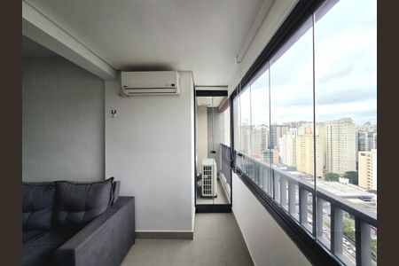 Apartamento para alugar com 31m², 1 quarto e sem vagaVaranda