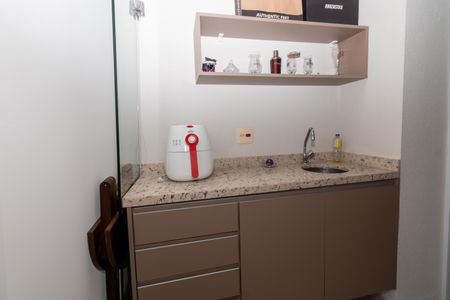 Varanda da Sala de apartamento para alugar com 1 quarto, 48m² em Várzea da Barra Funda, São Paulo