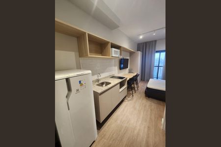 Studio para alugar com 23m², 1 quarto e sem vaga Studio para alugar com 23m², 1 quarto e sem vagaCozinha