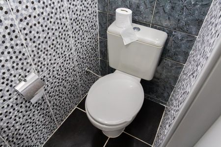 Casa para alugar com 90m², 2 quartos e 2 vagas Casa para alugar com 90m², 2 quartos e 2 vagasBanheiro da Suíte