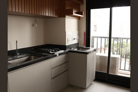 Cozinha de apartamento para alugar com 1 quarto, 50m² em Setor Marista, Goiânia