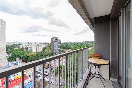 Varanda de apartamento à venda com 1 quarto, 37m² em Santo Amaro, São Paulo