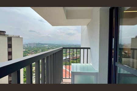 Studio para alugar com 28m², 1 quarto e sem vagaVaranda