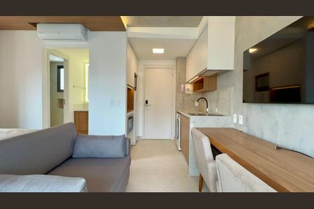 Studio para alugar com 28m², 1 quarto e sem vagaSala