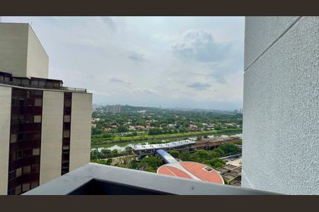 Studio para alugar com 28m², 1 quarto e sem vagaVaranda