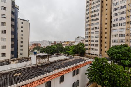 Vista da Sala de apartamento à venda com 1 quarto, 40m² em Colégio Batista, Belo Horizonte