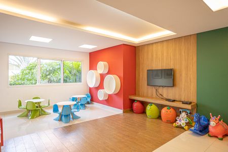 Apartamento à venda com 76m², 3 quartos e 2 vagasÁrea comum - Brinquedoteca