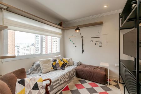 Sala de apartamento para alugar com 3 quartos, 85m² em Brooklin, São Paulo