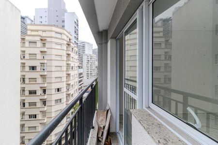 Varanda de kitnet/studio para alugar com 1 quarto, 22m² em República, São Paulo