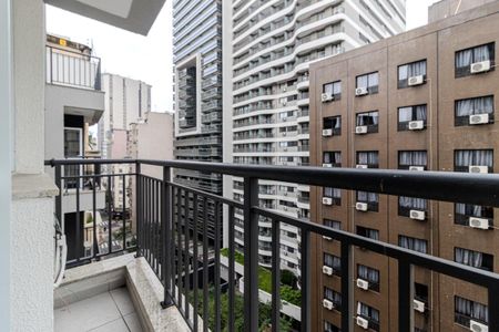 Varanda de kitnet/studio para alugar com 1 quarto, 22m² em República, São Paulo