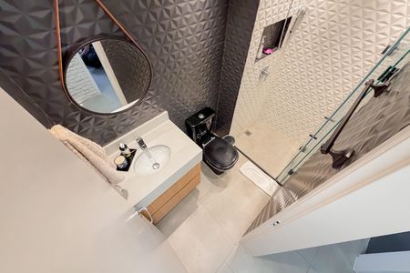 Apartamento à venda com 58m², 2 quartos e 1 vaga Apartamento à venda com 58m², 2 quartos e 1 vagaBanheiro Social