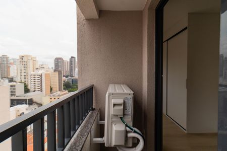 Varanda de kitnet/studio para alugar com 1 quarto, 29m² em Barra Funda, São Paulo