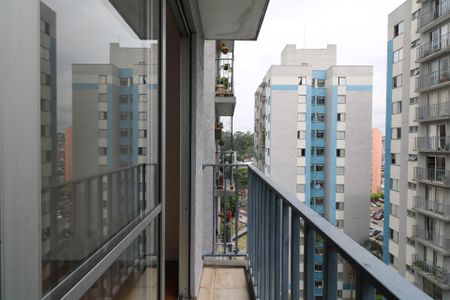 Varanda da Sala de apartamento para alugar com 2 quartos, 53m² em Vila Santa Luzia, Diadema