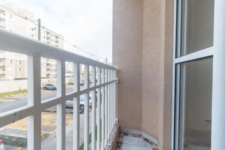 Sacada da Sala de apartamento para alugar com 2 quartos, 50m² em Vila Mogilar, Mogi das Cruzes