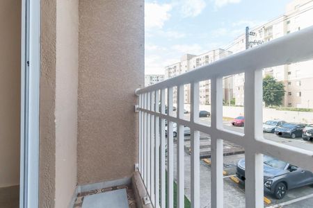 Sacada da Sala de apartamento para alugar com 2 quartos, 50m² em Vila Mogilar, Mogi das Cruzes