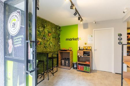 Studio para alugar com 26m², 1 quarto e sem vaga Studio para alugar com 26m², 1 quarto e sem vagaMini Mercado