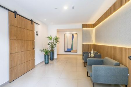 Studio para alugar com 26m², 1 quarto e sem vaga Studio para alugar com 26m², 1 quarto e sem vagaHall de entrada