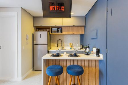 Studio para alugar com 26m², 1 quarto e sem vaga Studio para alugar com 26m², 1 quarto e sem vagaCozinha