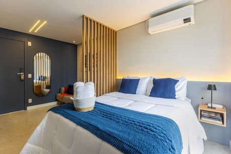 Studio para alugar com 26m², 1 quarto e sem vaga Studio para alugar com 26m², 1 quarto e sem vagaQuarto