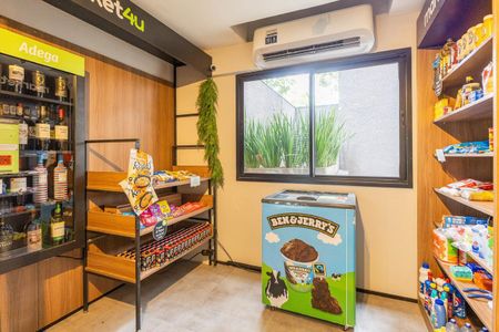 Studio para alugar com 26m², 1 quarto e sem vaga Studio para alugar com 26m², 1 quarto e sem vagaMini Mercado