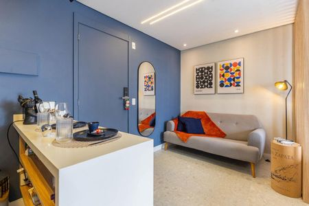 Sala de kitnet/studio para alugar com 1 quarto, 26m² em Jardim Panorama, São Paulo