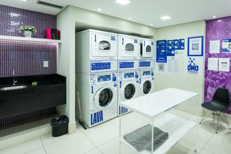 Studio para alugar com 46m², 1 quarto e 1 vagaÁrea Comum - Lavanderia