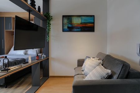 Sala de apartamento para alugar com 1 quarto, 27m² em Centro, Mogi das Cruzes