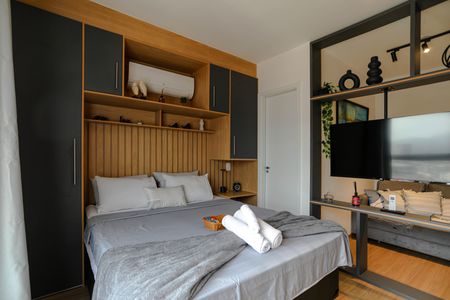 Dormitório de apartamento para alugar com 1 quarto, 27m² em Centro, Mogi das Cruzes