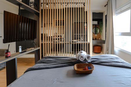 Apartamento para alugar com 27m², 1 quarto e 1 vagaDormitório