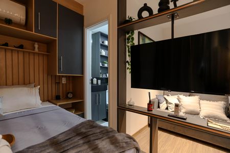 Apartamento para alugar com 27m², 1 quarto e 1 vagaDormitório