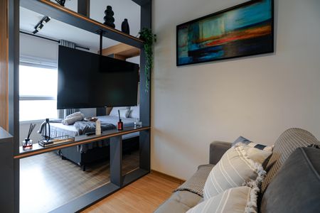 Sala de apartamento para alugar com 1 quarto, 27m² em Centro, Mogi das Cruzes