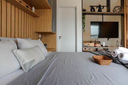 Apartamento para alugar com 27m², 1 quarto e 1 vagaDormitório