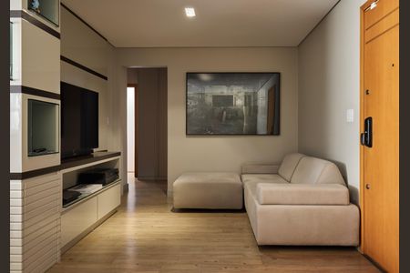 Sala de apartamento à venda com 3 quartos, 100m² em Santa Efigênia, Belo Horizonte