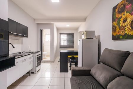 Sala/Cozinha de kitnet/studio para alugar com 1 quarto, 25m² em Parque Viana, Barueri